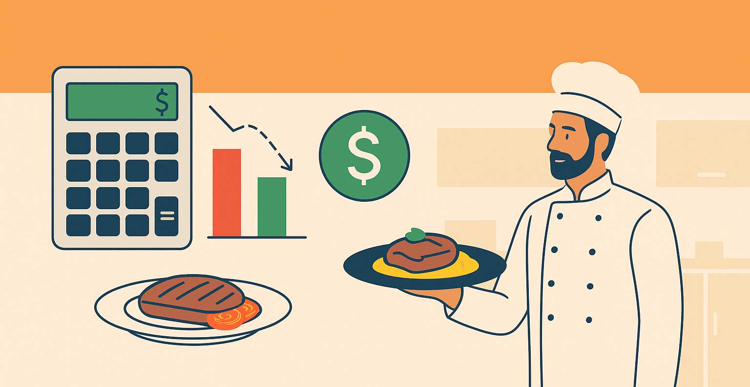 الفرق بين التكلفة الفعلية للطعام والتكلفة المعيارية للطعام في إدارة المطاعم